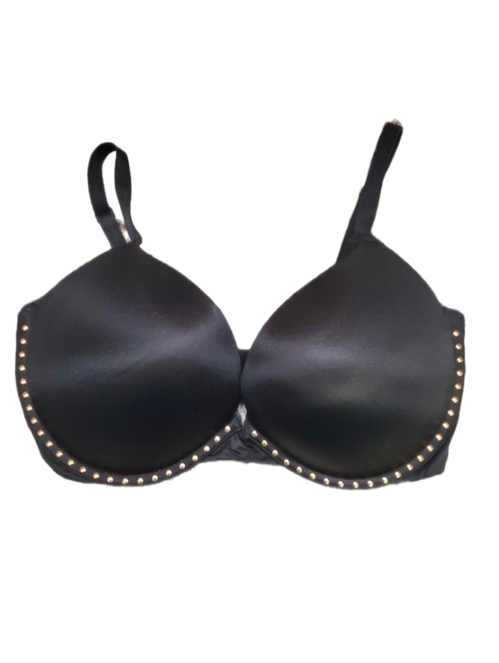 Victoria's Secret Black Studded Very Sexy Push Up Bra 32ddd
